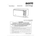 Sanyo EM251S microwave oven diagram