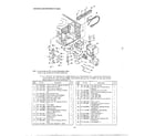 Sanyo EM604TWS switches and microwave parts diagram