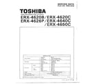 Toshiba ERX-4620B microwave oven/specification diagram