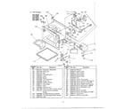 Toshiba ERX-4620B oven assembly diagram