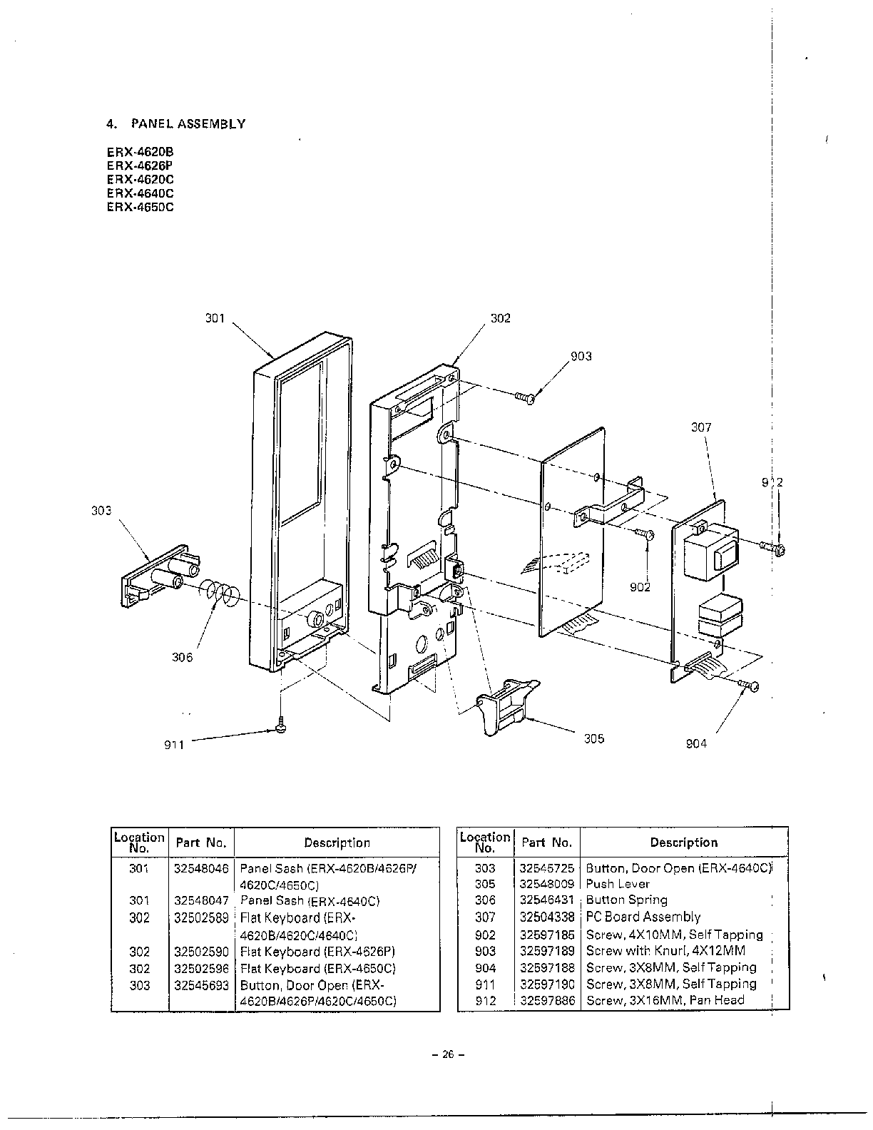 PANEL ASSEMBLY