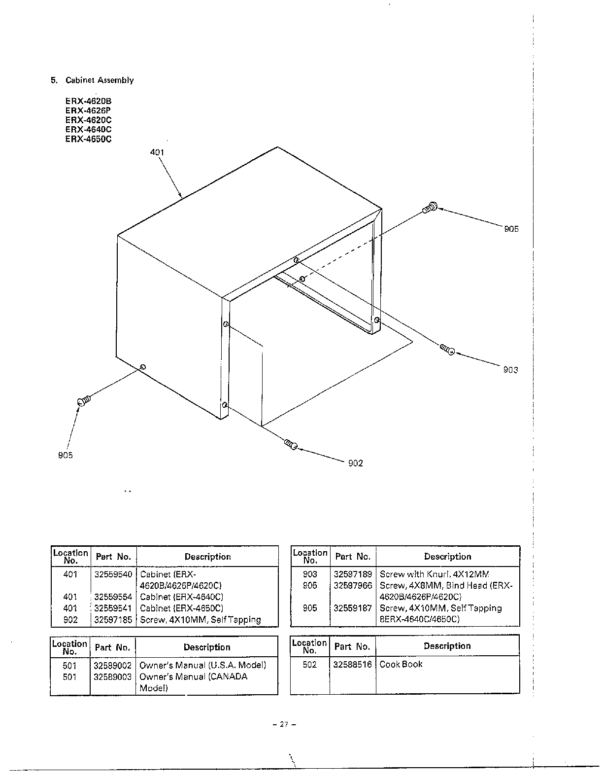 CABINET ASSEMBLY