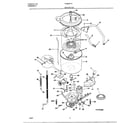 Frigidaire FWS6977E motor/tub diagram