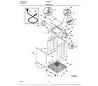 Frigidaire FWX6971E cabinet/top diagram