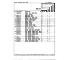 Admiral HMG211377 freezer outer door page 2 diagram