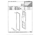 Sharp HMG651587 freezer inner door diagram