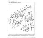 Sharp HMG651587 ice bin diagram