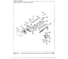 Admiral HMG671861 ice maker diagram