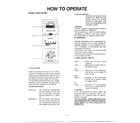 Quasar HQ2101YW how to operate page 3 diagram