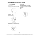 Quasar HQ2081YW component test procedure diagram