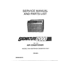 Sharp KSA-5841 air conditioner diagram