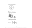 Sharp KSA-5840 installation instructions page 2 diagram
