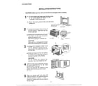 Sharp KSA-5842 installation instructions diagram