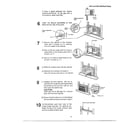 Sharp KSA-5844 installation instructions page 2 diagram