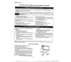 Sharp KSA-8535A replacement/adjustment procedure diagram