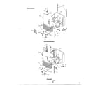 Magic Chef KSA5843 complete air conditioner assembly page 5 diagram
