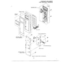 Sharp KSA8293A control panel/component diagram