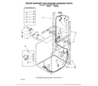 Whirlpool LTE6243AW2 dryer support and washer harness diagram