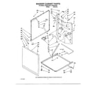 Whirlpool LTE6243AW2 washer cabinet parts diagram