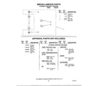 Whirlpool LTE6243AW2 misc./optional parts diagram