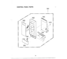 Goldstar MA-1273M complete microwave oven diagram