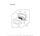 Goldstar MA-1905W complete microwave assembly diagram