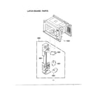 Goldstar MA-1905W complete microwave assembly page 4 diagram