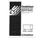 Goldstar MA-682M microwave oven/ front cover diagram