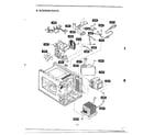Goldstar MA-682M microwave assembly complete page 6 diagram