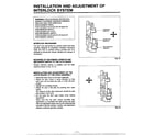 Goldstar MA-844M installation/adj/interlock system diagram
