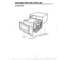 Goldstar MA-860M complete microwave assembly diagram