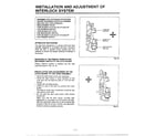 Goldstar MA-870MW installation/adj/interlock system diagram