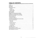 Goldstar MA-880MW table of contents diagram
