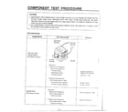 Goldstar MA-880MW component test procedure diagram