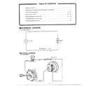 Panasonic MC-2730/MC-2750 table of contents diagram