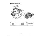 Panasonic MC-4850 packing instruction diagram