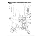 Panasonic MC-5150 motor/housing/handle/body/fan diagram
