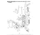 Panasonic MC-5150 motor/housing/handle/body/fan diagram