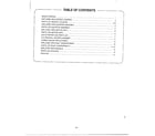 Panasonic MC-6347 table of contents diagram