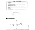 Panasonic MC-V5315 table of contents/schematic/pictoral diagram