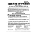 Panasonic MC-V5315 technical information diagram