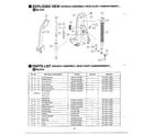 Panasonic MC-V6965 handle/rear dust/d block diagram