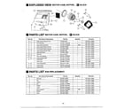 Panasonic MC-V6965 motor case,motor/e block diagram
