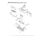 Panasonic MC-V7315 nozzle housing/agitator diagram