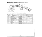 Panasonic MC-V7377 motor case and motor diagram