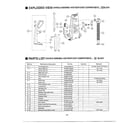 Panasonic MC-V7395 handle assembly/dust compartment diagram