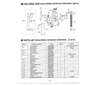 Panasonic MC-V7375 handle assy/rear dust compartment diagram