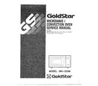 Goldstar MH-1355M microwave/convection oven diagram