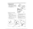 Goldstar MH-1355M disassy/replacement procedure page 3 diagram