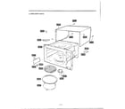 Goldstar MH-1355M complete microwave assembly page 3 diagram